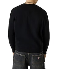 GUESS JEANS SLIM LOGO Sweat-shirt jetbla - Pulls molletonn&eacute;s - 2