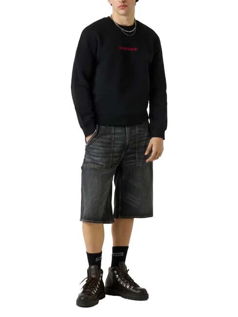 SLIM LOGO Sweat-shirt jetbla - Pulls molletonn&eacute;s