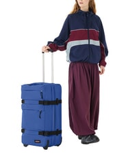 EASTPAK TRANSIT'R PLUS M Chariot moyen bleu indigo - Valises Semi-rigides - 6