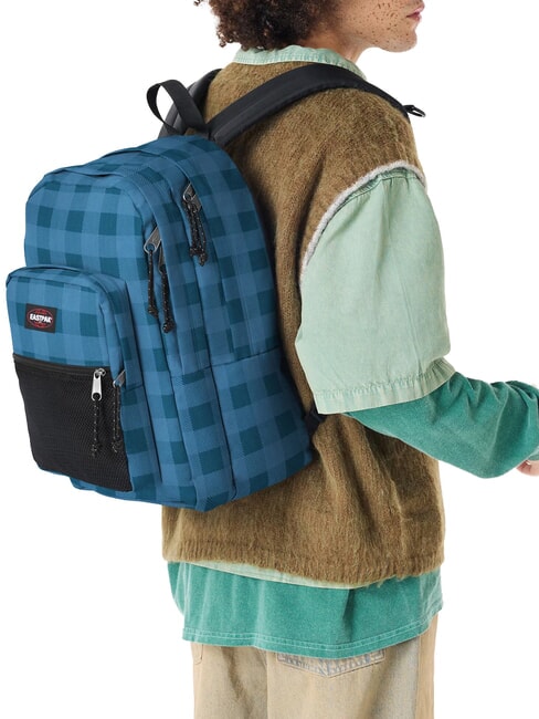 PINNACLE Sac &agrave; dos bleu &agrave; carreaux - Sacs &agrave; dos pour l'&Eacute;cole & les Loisirs