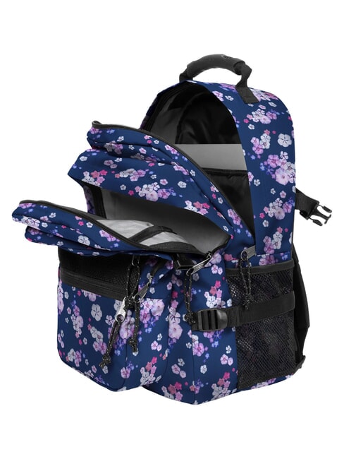 SUPLYER Sac &agrave; dos pour ordinateur portable 15,6" floralbloomnavy - Sacs &agrave; dos pour l'&Eacute;cole & les Loisirs