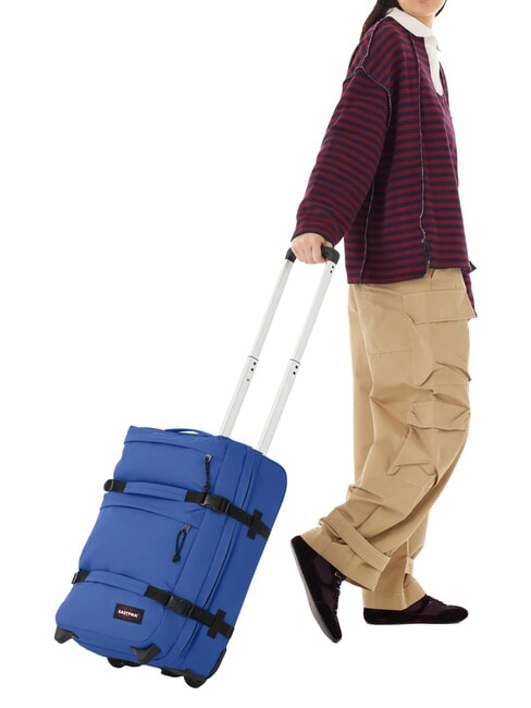 TRANSIT'R PLUS S chariot &agrave; bagages &agrave; main bleu indigo - Valises cabine