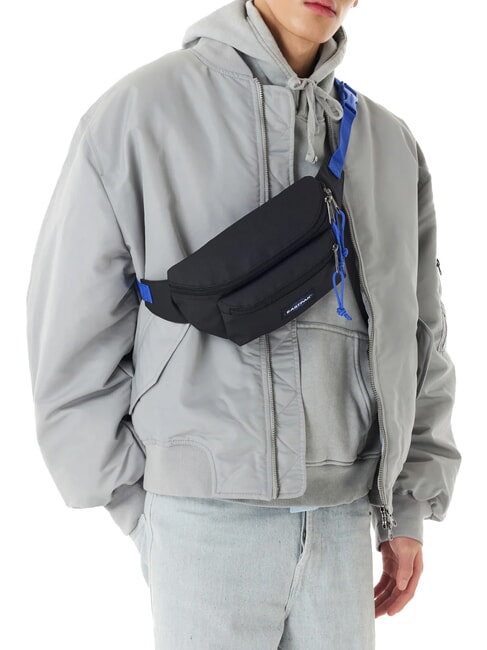 DOGGY BAG Sac banane contraste noir bleu - Sacs banane