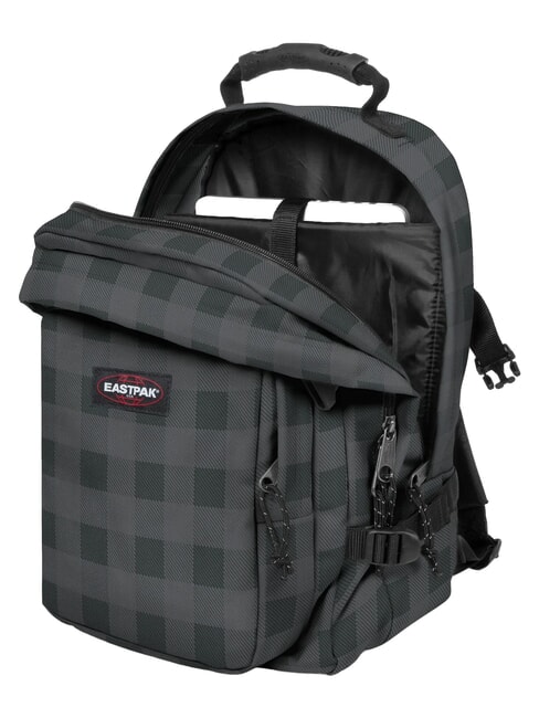 PROVIDER Sac &agrave; dos pour ordinateur 15" gris &agrave; carreaux - Sacs &agrave; dos pour l'&Eacute;cole & les Loisirs