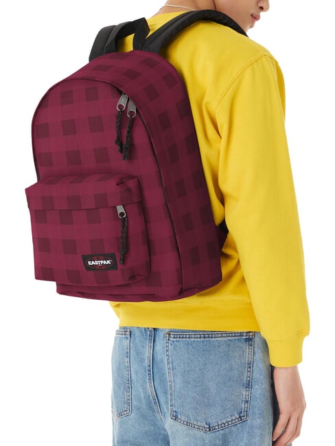 OUT OF OFFICE 13 "sac &agrave; dos pour ordinateur portable damier bourgogne - Sacs &agrave; dos pour l'&Eacute;cole & les Loisirs