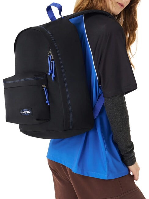 OUT OF OFFICE 13 "sac &agrave; dos pour ordinateur portable contraste noir bleu - Sacs &agrave; dos pour l'&Eacute;cole & les Loisirs