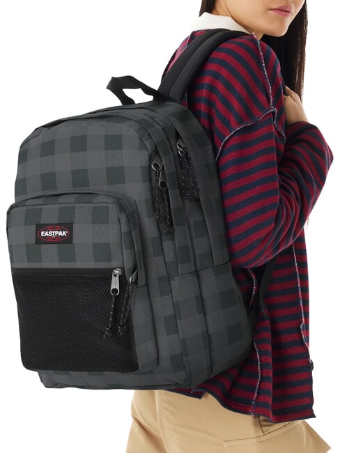 PINNACLE Sac &agrave; dos gris &agrave; carreaux - Sacs &agrave; dos pour l'&Eacute;cole & les Loisirs