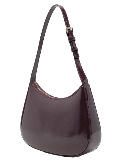 MARGOT Sac bandouli&egrave;re en cuir verni floraison hivernale - Sacs pour Femme