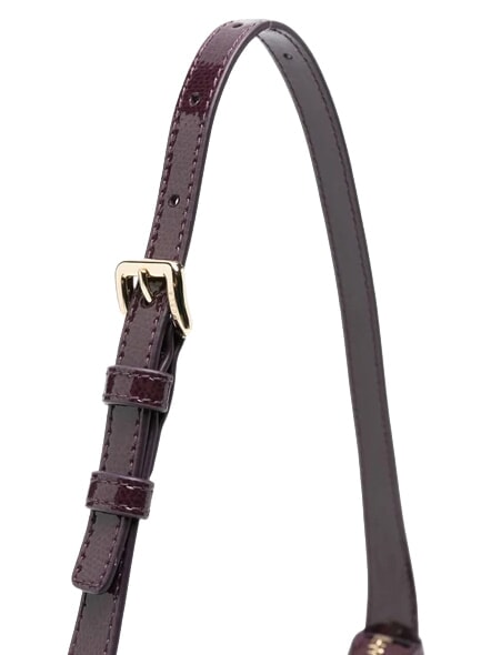 MARGOT Sac bandouli&egrave;re en cuir verni floraison hivernale - Sacs pour Femme