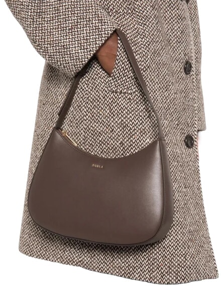 MARGOT Sac bandouli&egrave;re en cuir chocolat - Sacs pour Femme