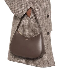 FURLA MARGOT Sac bandouli&egrave;re en cuir chocolat - Sacs pour Femme - 2