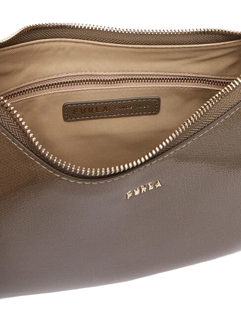 MARGOT Sac bandouli&egrave;re en cuir verni gris boueux - Sacs pour Femme