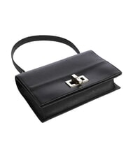 FURLA AMELIA Sac bandouli&egrave;re en cuir, avec bandouli&egrave;re Noir - Sacs pour Femme - 4