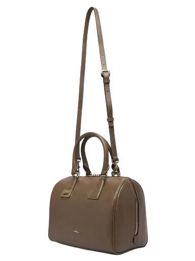 OLIVIA Sac &agrave; main avec bandouli&egrave;re gris boueux - Sacs pour Femme