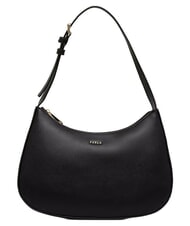 FURLA MARGOT Sac bandouli&egrave;re en cuir Noir - Sacs pour Femme - 6