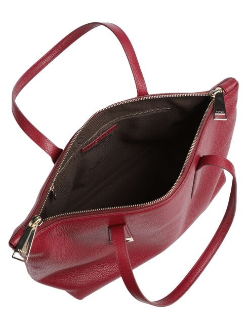 OLIVIA Sac cabas en cuir CERISE d - Sacs pour Femme