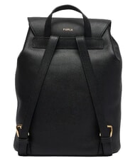 FURLA MOONLIGHT Sac &agrave; dos en cuir Noir - Sacs pour Femme - 4