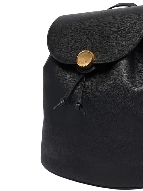 MOONLIGHT Sac &agrave; dos en cuir Noir - Sacs pour Femme