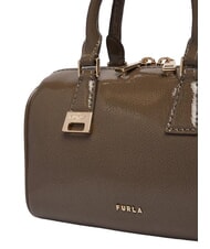 FURLA OLIVIA Sac &agrave; main en cuir avec bandouli&egrave;re gris boueux - Sacs pour Femme - 5