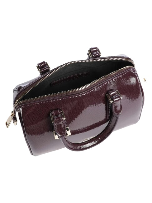 OLIVIA Sac &agrave; main en cuir avec bandouli&egrave;re floraison hivernale - Sacs pour Femme