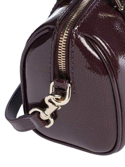 OLIVIA Sac &agrave; main en cuir avec bandouli&egrave;re floraison hivernale - Sacs pour Femme