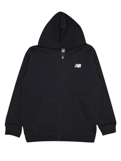 FRENCH TERRY Sweat-shirt enfant &agrave; capuche caviar nb - B&eacute;b&eacute; Sweat