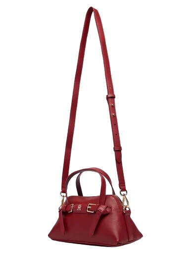 TH BUCKLE Sac &agrave; main avec bandouli&egrave;re rouge d'automne - Sacs pour Femme