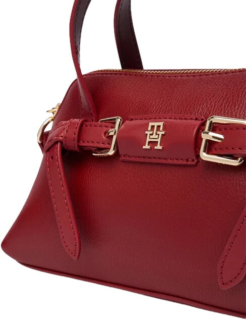 TH BUCKLE Sac &agrave; main avec bandouli&egrave;re rouge d'automne - Sacs pour Femme