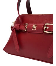 TOMMY HILFIGER TH BUCKLE Sac &agrave; main avec bandouli&egrave;re rouge d'automne - Sacs pour Femme - 5