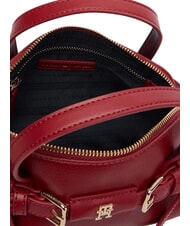 TOMMY HILFIGER TH BUCKLE Sac &agrave; main avec bandouli&egrave;re rouge d'automne - Sacs pour Femme - 6