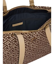 TOMMY HILFIGER TH JACQUARD sac bandouli&egrave;re mousse de toundra - Sacs pour Femme - 6