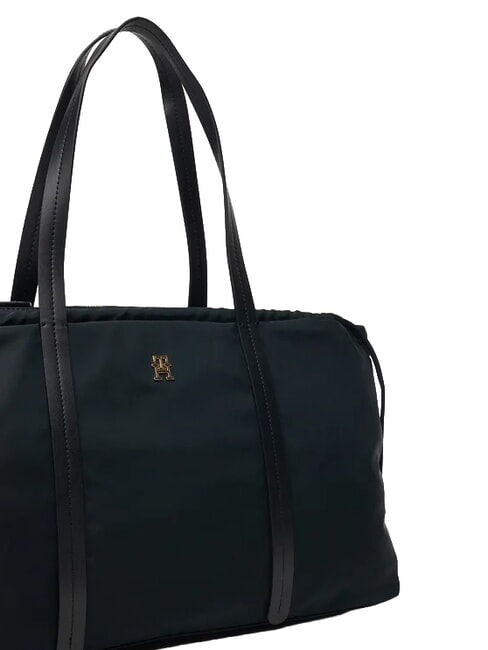 TH SOFT NYLON Sac bandouli&egrave;re, tr&egrave;s grand le noir - Sacs pour Femme