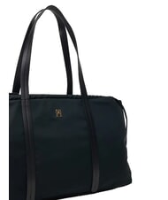 TOMMY HILFIGER TH SOFT NYLON Sac bandouli&egrave;re, tr&egrave;s grand le noir - Sacs pour Femme - 5
