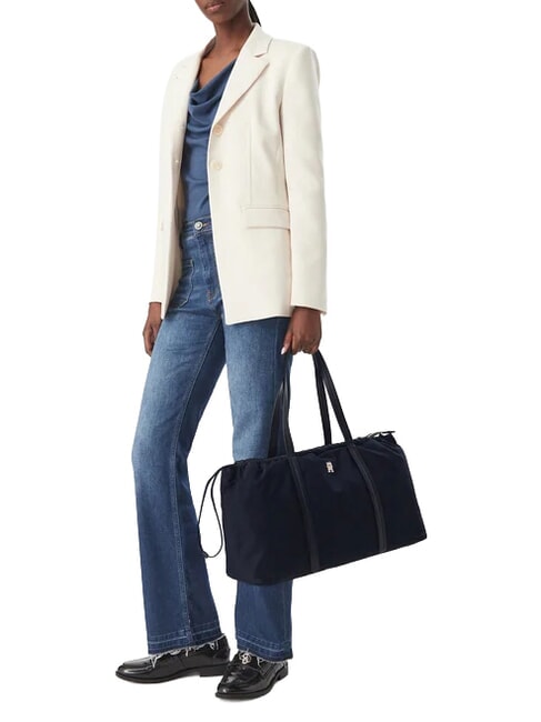 TH SOFT NYLON Sac bandouli&egrave;re, tr&egrave;s grand bleu de l'espace - Sacs pour Femme