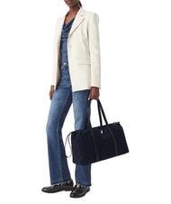 TOMMY HILFIGER TH SOFT NYLON Sac bandouli&egrave;re, tr&egrave;s grand - Sacs pour Femme