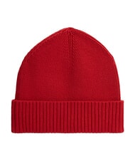 TOMMY HILFIGER TH FLAG Bonnet en coton avec revers rouge moyen - Bonnets - 2