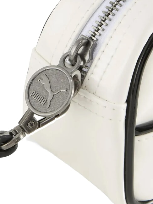 1976 MICRO GRIP Mini sac &agrave; main avec bandouli&egrave;re blanc-noir - Sacs pour Femme