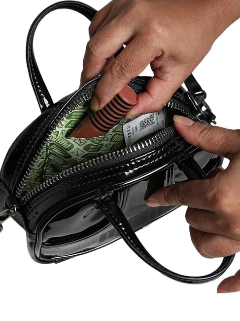 1976 MICRO GRIP Mini sac &agrave; main avec bandouli&egrave;re noir - Sacs pour Femme