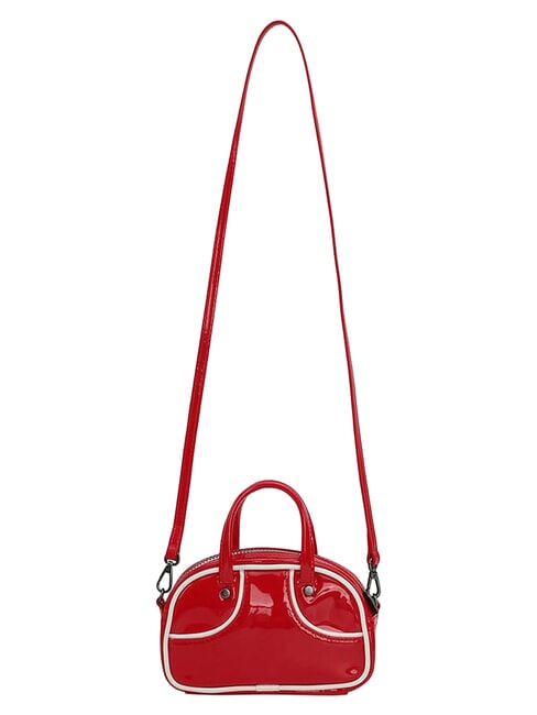 1976 MICRO GRIP Mini sac &agrave; main avec bandouli&egrave;re rouge pour toujours - Sacs pour Femme