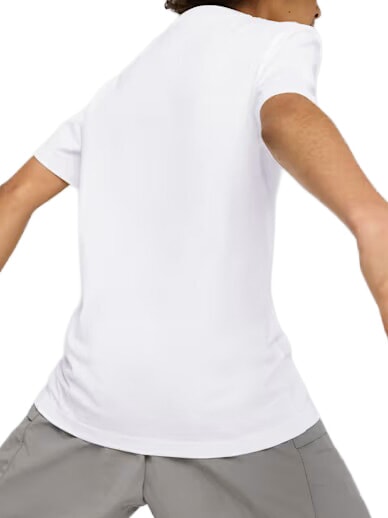 WARDROBE ESS T-shirt &agrave; manches courtes, en pur coton blanc - Tee-shirt enfant