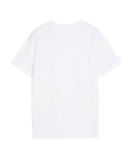 PUMA WARDROBE ESS T-shirt &agrave; manches courtes, en pur coton blanc - Tee-shirt enfant - 5
