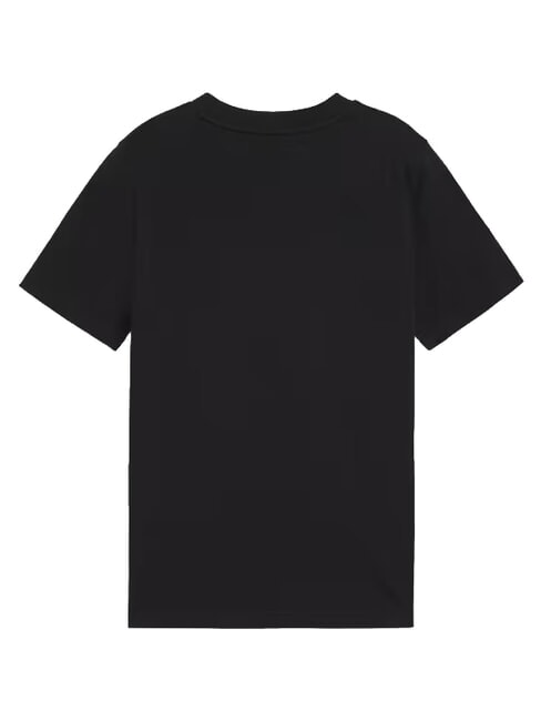 WARDROBE ESS T-shirt &agrave; manches courtes, en pur coton noir - Tee-shirt enfant