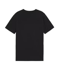 PUMA WARDROBE ESS T-shirt &agrave; manches courtes, en pur coton noir - Tee-shirt enfant - 5