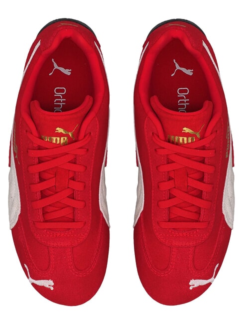 SPEEDCAT OG JR Baskets en cuir pour toujours rouge et blanc - Chaussures de b&eacute;b&eacute;