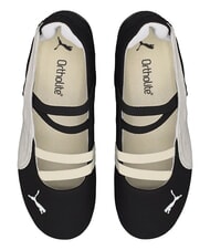 PUMA SPEEDCAT BALLET SD JR ballerines en cuir noir-blanc-blanc chaud - Chaussures de b&eacute;b&eacute; - 3