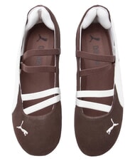 PUMA SPEEDCAT BALLET SD JR ballerines en cuir blanc ros&eacute; scintillant - Chaussures de b&eacute;b&eacute; - 3