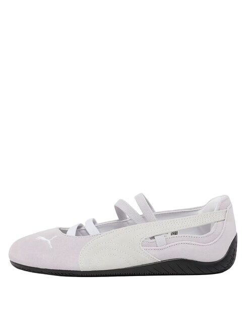 SPEEDCAT BALLET SD JR ballerines en cuir blanc ros&eacute; scintillant - Chaussures de b&eacute;b&eacute;