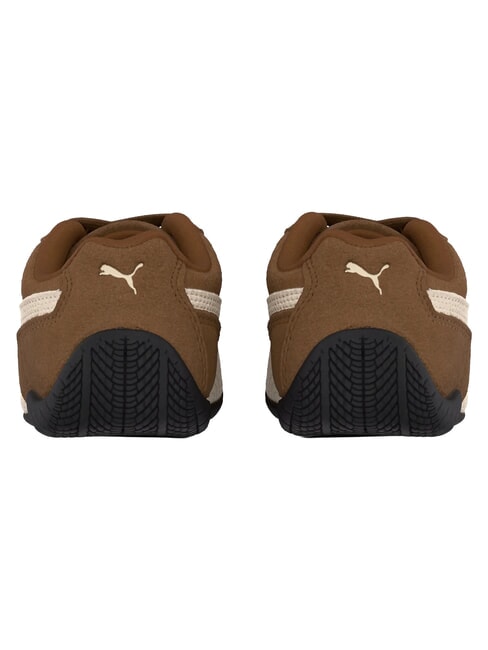 SPEEDCAT OG PS Baskets en cuir mixte ivoire givr&eacute; au caf&eacute; haute - Chaussures de b&eacute;b&eacute;