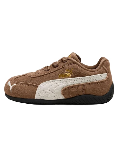 SPEEDCAT OG INF Baskets pour premiers pas ivoire givr&eacute; au caf&eacute; haute - Chaussures de b&eacute;b&eacute;