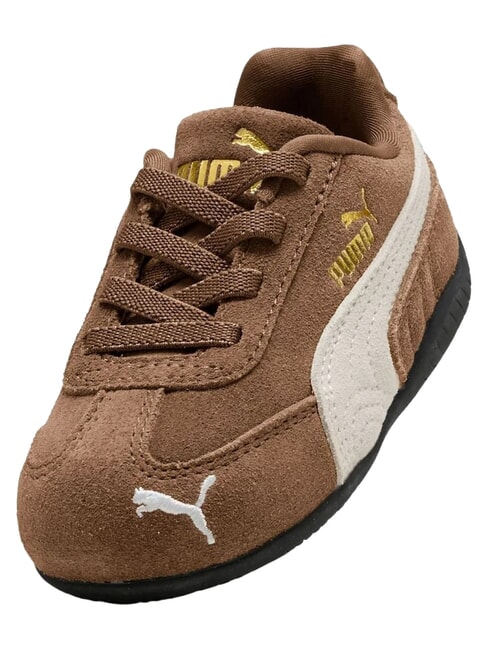 SPEEDCAT OG INF Baskets pour premiers pas ivoire givr&eacute; au caf&eacute; haute - Chaussures de b&eacute;b&eacute;
